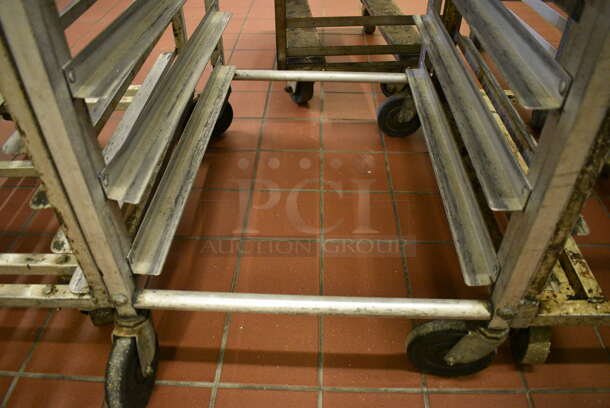 Metal Commercial Pan Transport Rack on Commercial Casters. 20.5x28x65. (bakery kitchen) - Image 4 of 4