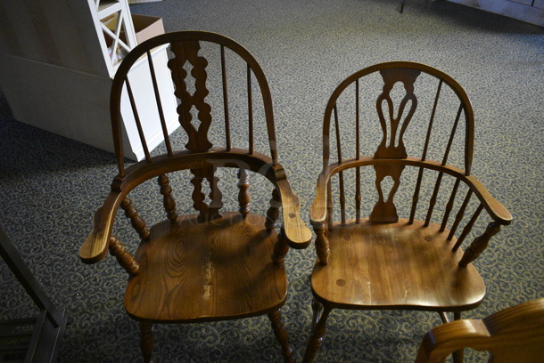 4 Various Wooden Chairs. Includes 20x19x40. 4 Times Your Bid! (yellow clothing store) - Image 4 of 4