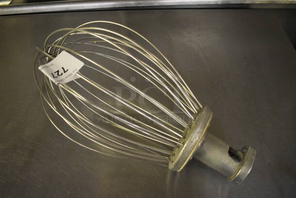 Hobart VMLH 40D Metal Commercial 40 Quart Whisk Attachment for Hobart Mixer. 8.5x8.5x18. (bakery kitchen)