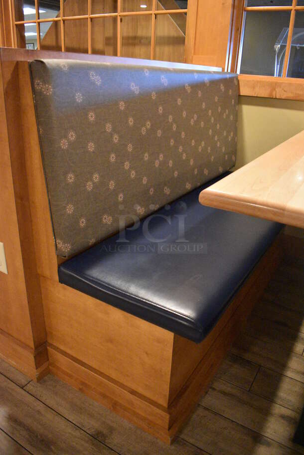 ALL ONE MONEY! Lot of Six Single Sided Booths. Does Not Include Tables. BUYER MUST REMOVE. 48x24x42. (employee breakroom) - Image 3 of 8