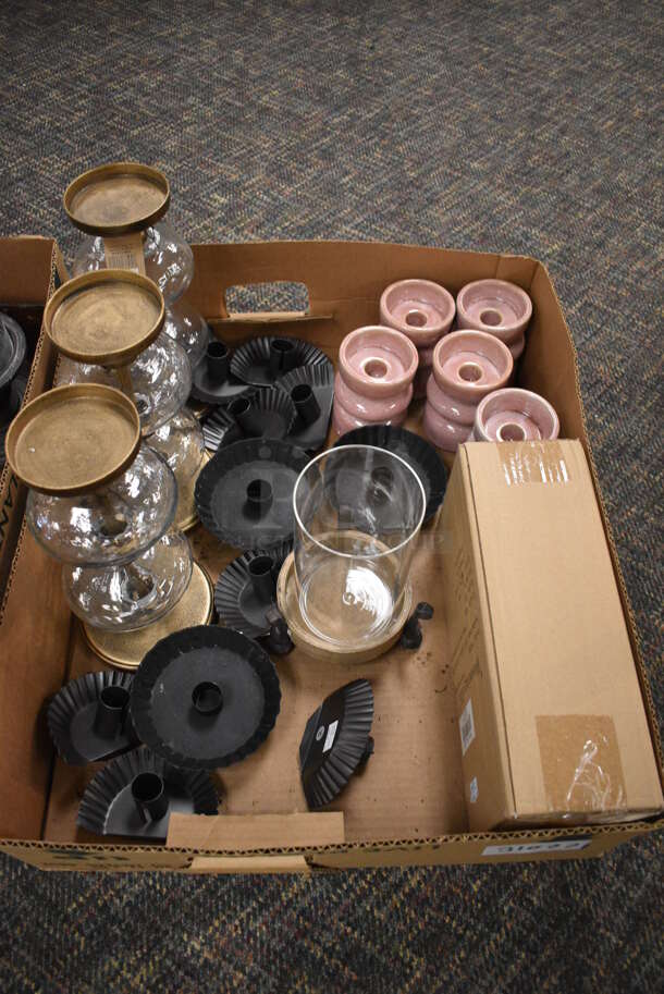 ALL ONE MONEY! Lot of 2 Boxes of Various Votive Holders! (garden center) - Image 3 of 4