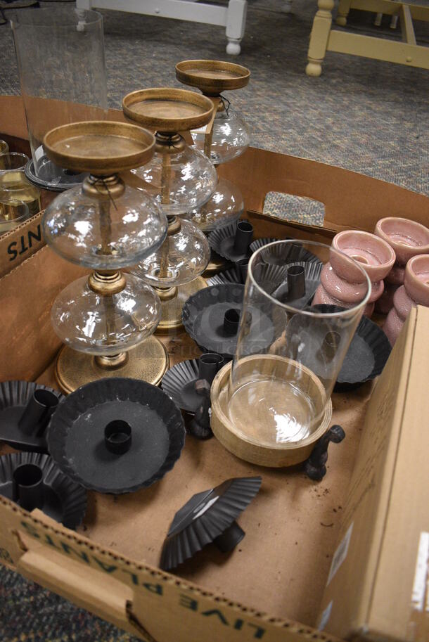 ALL ONE MONEY! Lot of 2 Boxes of Various Votive Holders! (garden center) - Image 4 of 4