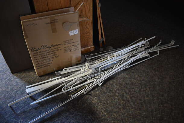 ALL ONE MONEY! Lot of Metal Rods! (garden center)