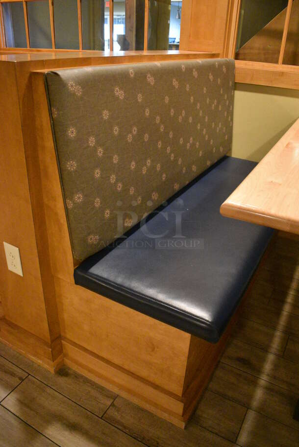 ALL ONE MONEY! Lot of Six Single Sided Booths. Does Not Include Tables. BUYER MUST REMOVE. 48x24x42. (employee breakroom) - Image 5 of 8