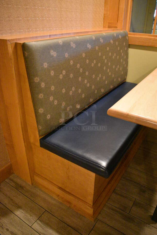 ALL ONE MONEY! Lot of Six Single Sided Booths. Does Not Include Tables. BUYER MUST REMOVE. 48x24x42. (employee breakroom) - Image 7 of 8