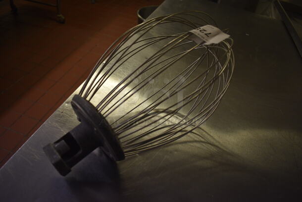 Metal Commercial Whisk Attachment for Hobart Mixer. Appears To Be 30 Quart. 8.5x8.5x15.5 (bakery kitchen) - Image 2 of 4