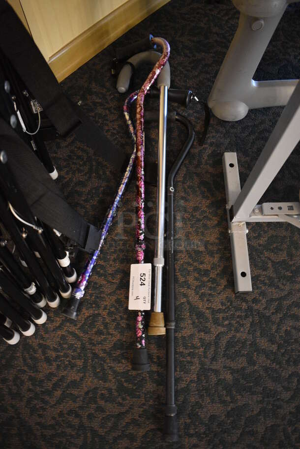 ALL ONE MONEY! Lot of 4 Various Canes! Includes 35". (main dining room) - Image 1 of 3