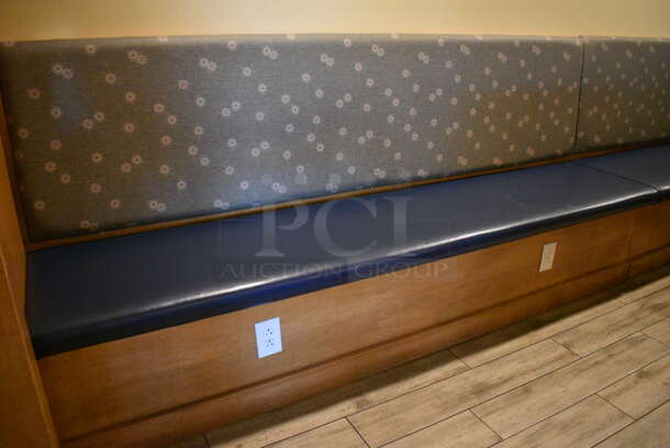 ALL ONE MONEY! Lot of Three Single Sided Booths. Does Not Include Tables. BUYER MUST REMOVE. 93x23x42. (employee breakroom) - Image 2 of 4