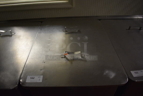 Stainless Steel Commercial Washing Bin w/ Lid on Commercial Casters. 27.5x36x36. (kitchen hallway) - Image 3 of 5
