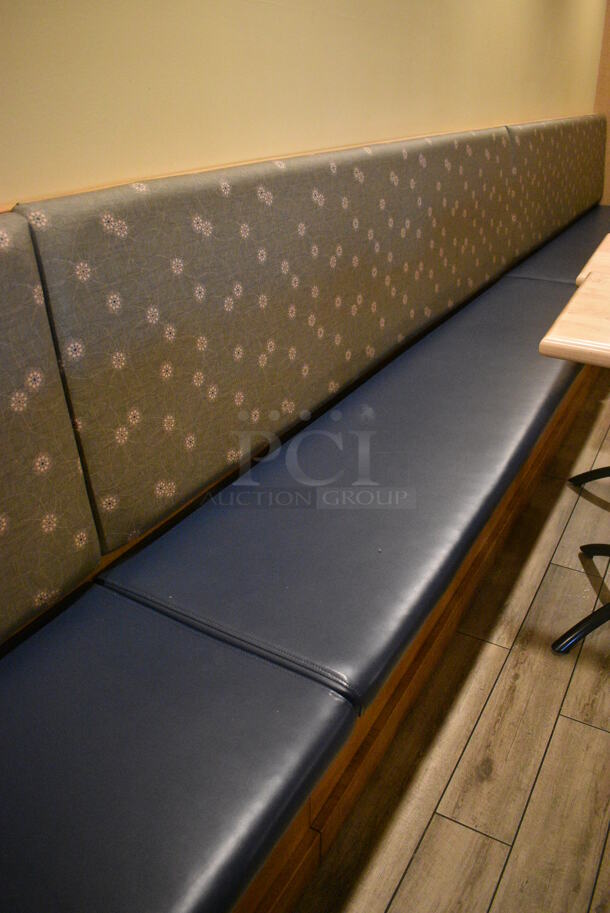 ALL ONE MONEY! Lot of Three Single Sided Booths. Does Not Include Tables. BUYER MUST REMOVE. 93x23x42. (employee breakroom) - Image 3 of 4