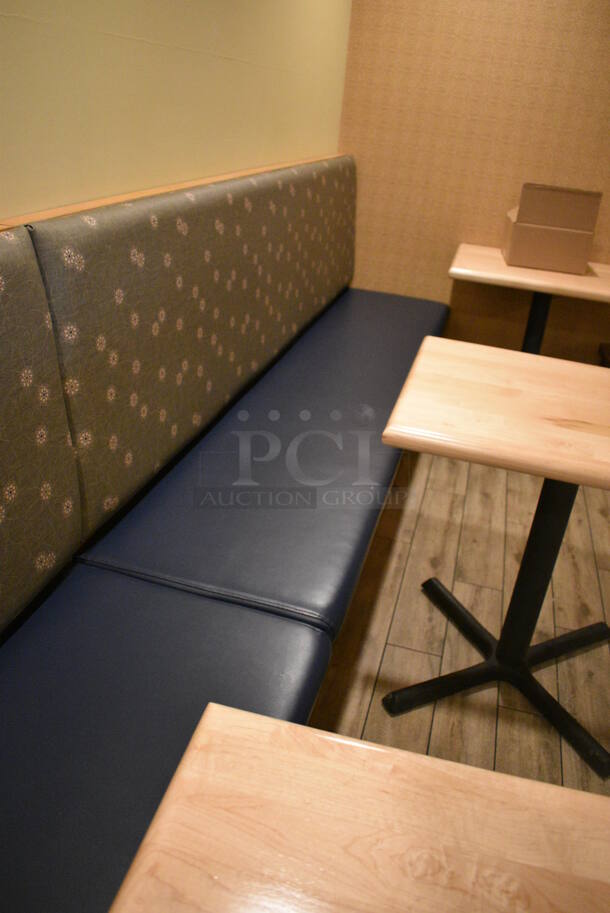 ALL ONE MONEY! Lot of Three Single Sided Booths. Does Not Include Tables. BUYER MUST REMOVE. 93x23x42. (employee breakroom) - Image 4 of 4