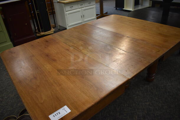 Wooden Table. 67.5x46x28. (garden center) - Image 3 of 4