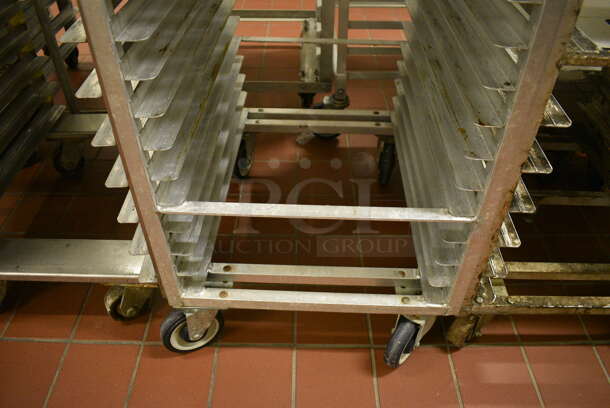 Metal Commercial Pan Transport Rack on Commercial Casters. 20.5x26x71. (bakery kitchen) - Image 4 of 4