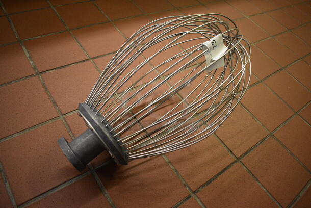 Metal Commercial Whisk Attachment for Hobart Mixer. Appears To Be Either 40 or 60 Quart. 11x11x18.5. (bakery kitchen) - Image 2 of 4