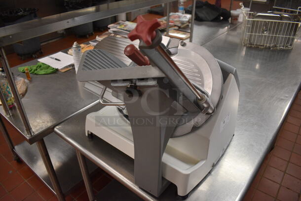 Berkel Model X13-PLUS Metal Commercial Countertop Meat Slicer. 120 Volts, 1 Phase. 28x27x26. Unit Was In Working Condition When Restaurant Closed. (kitchen) - Image 3 of 7