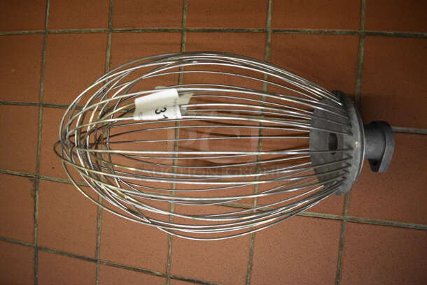 Metal Commercial Whisk Attachment for Hobart Mixer. Appears To Be Either 40 or 60 Quart. 11x11x18.5. (bakery kitchen) - Image 3 of 4