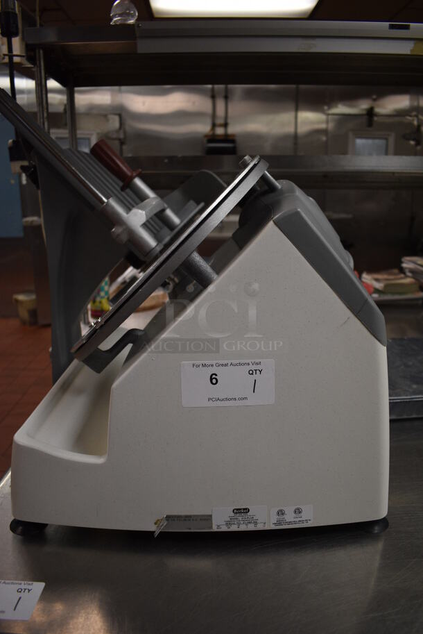 Berkel Model X13-PLUS Metal Commercial Countertop Meat Slicer. 120 Volts, 1 Phase. 28x27x26. Unit Was In Working Condition When Restaurant Closed. (kitchen) - Image 7 of 7