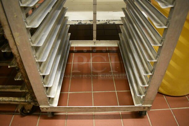 Metal Commercial Pan Transport Rack on Commercial Casters. 22.5x26x64. (bakery kitchen) - Image 4 of 4