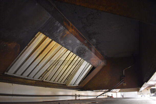 9.25' Stainless Steel Commercial Grease Hood w/ Filters. BUYER MUST REMOVE. 111x48x26. (kitchen) - Image 3 of 5