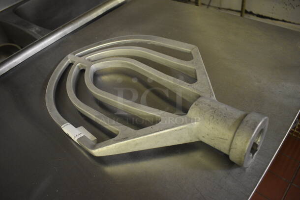 Metal Commercial Paddle Attachment for Mixer. Appears To Be 60 Quart. 12x3x19.5. (bakery kitchen) - Image 2 of 4