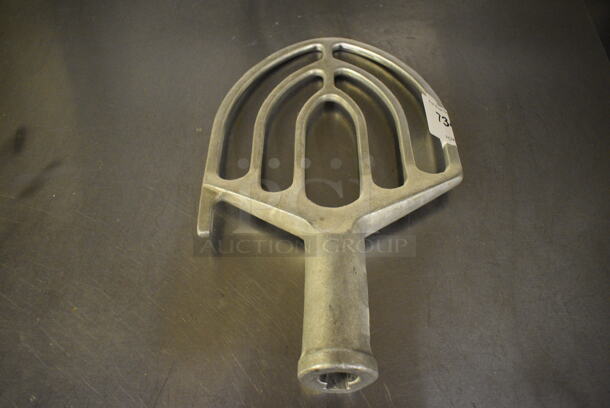 Metal Commercial Paddle Attachment for Mixer. Appears To Be 30 Quart. 10x3x16. (bakery kitchen) - Image 1 of 4