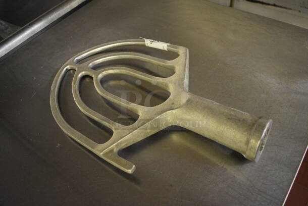 Metal Commercial Paddle Attachment for Mixer. Appears To Be 30 Quart. 10x3x16. (bakery kitchen) - Image 2 of 4