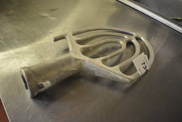 Metal Commercial Paddle Attachment for Mixer. Appears To Be 30 Quart. 10x3x16. (bakery kitchen) - Image 3 of 4