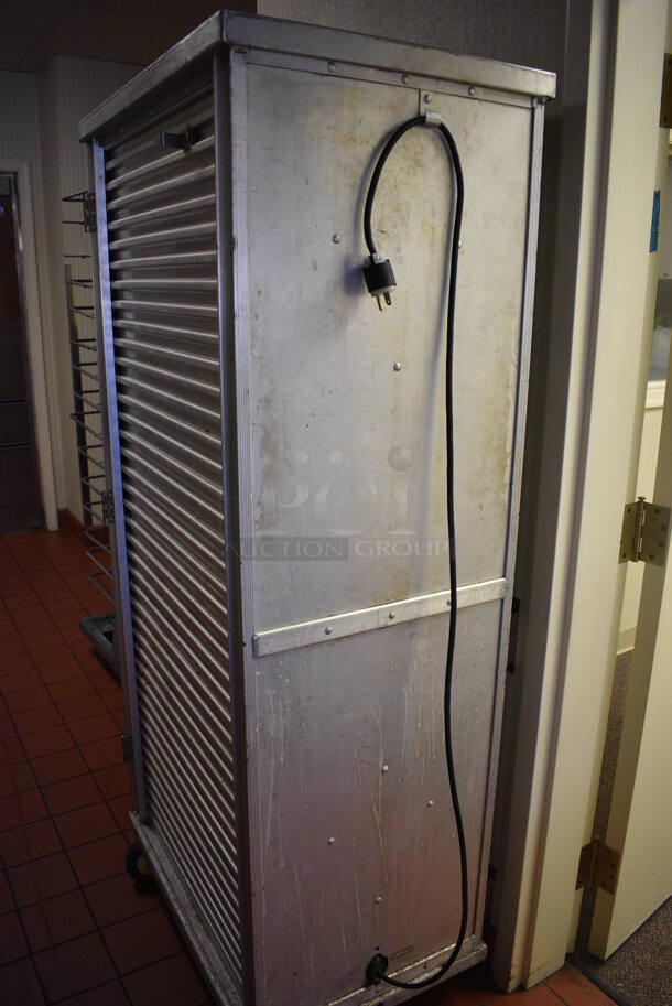 Cres Cor Model 130-1836 Metal Commercial Single Door Reach In Warming Holding Cabinet on Commercial Casters. 110-120 Volts, 1 Phase. 20x30x70. Unit Was In Working Condition When Restaurant Closed. (kitchen hallway) - Image 6 of 6