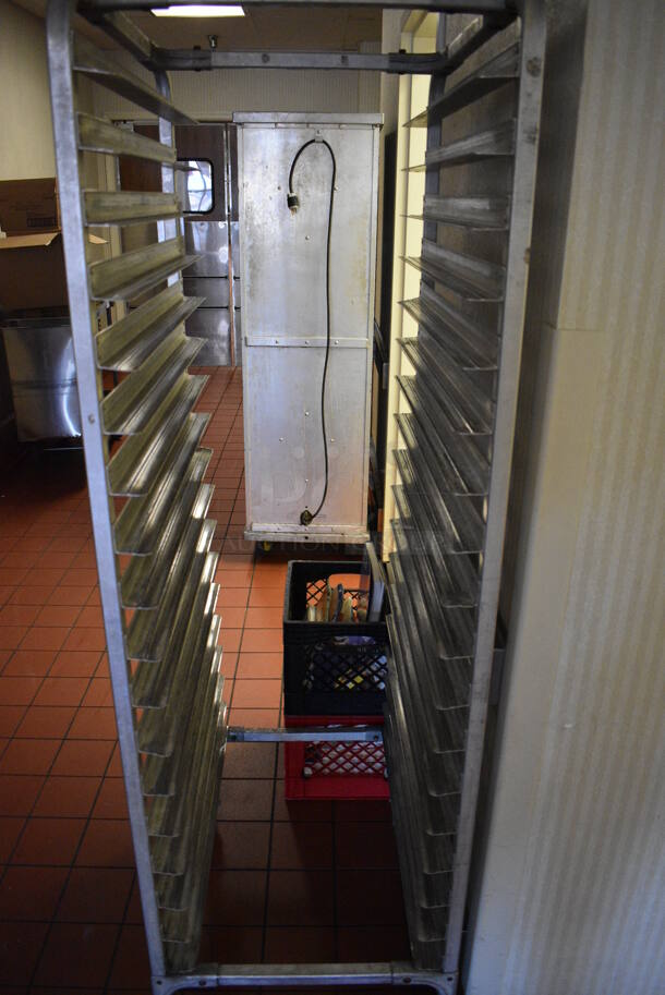 Metal Commercial Pan Transport Rack on Commercial Casters. 20.5x27x68. (kitchen hallway) - Image 3 of 4