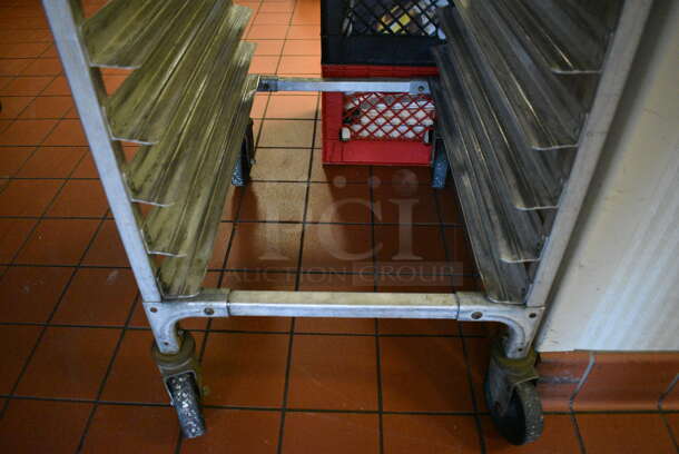 Metal Commercial Pan Transport Rack on Commercial Casters. 20.5x27x68. (kitchen hallway) - Image 4 of 4