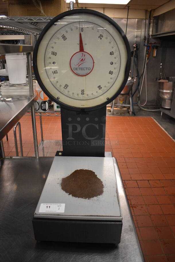 Detecto Metal Countertop 200 Pound Capacity Scale. 19.5x23x36. (kitchen) - Image 1 of 5