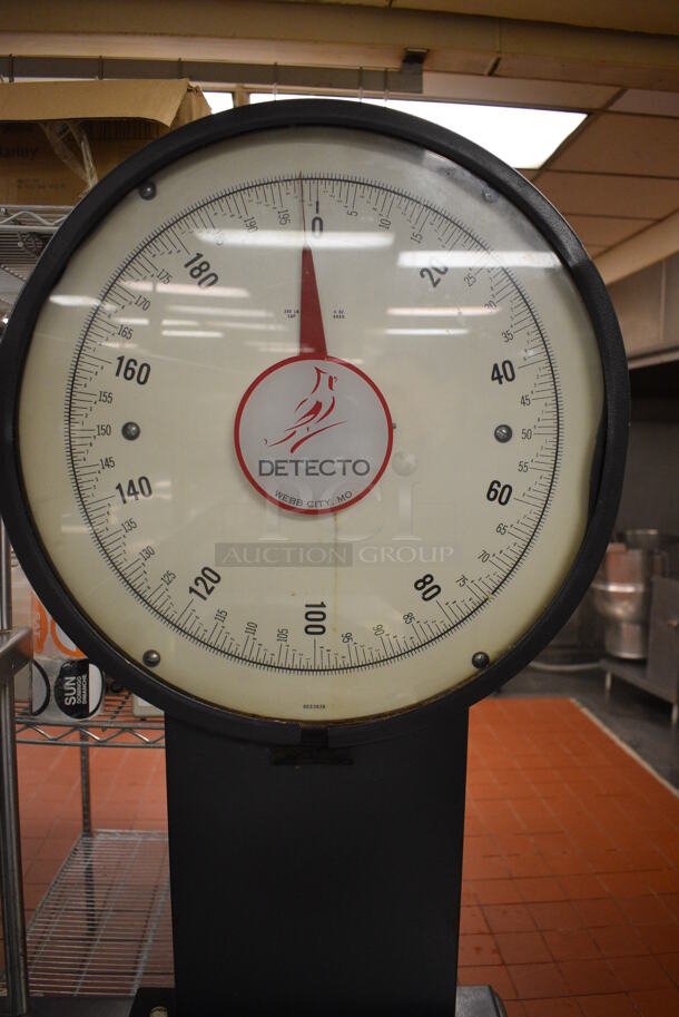 Detecto Metal Countertop 200 Pound Capacity Scale. 19.5x23x36. (kitchen) - Image 3 of 5