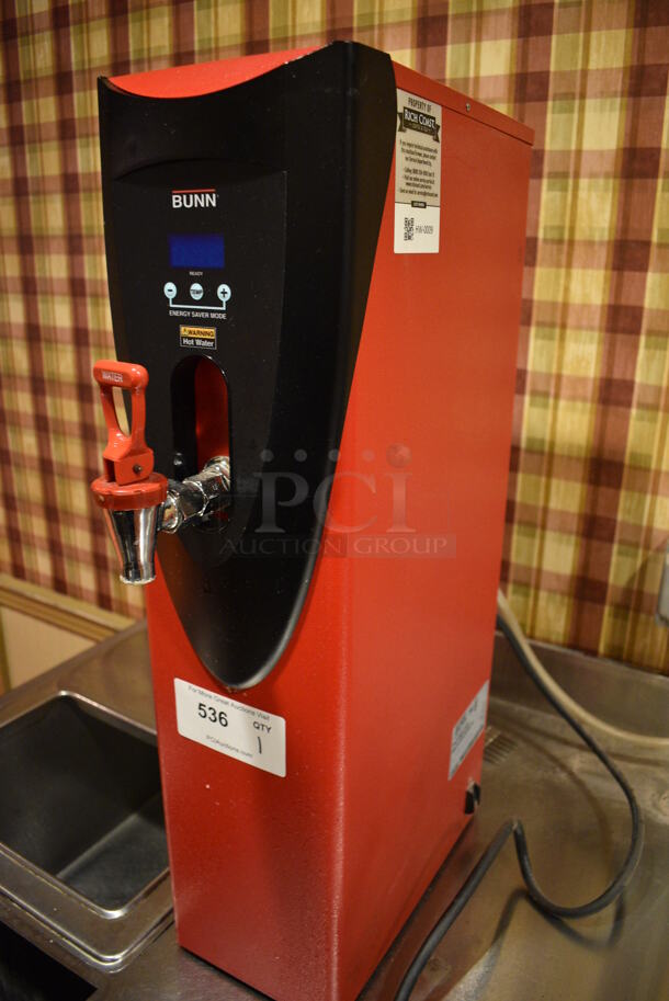 2014 Bunn Model H5E Metal Commercial Countertop Hot Water Heater and Dispenser. 208 Volts, 1 Phase. 7.5x17.5x28.5 Unit Was In Working Condition When Restaurant Closed. (main dining room - POS Room) - Image 3 of 5