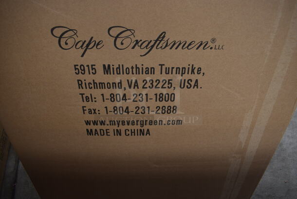 BRAND NEW IN BOX! Cape Craftsman 8MB049 Red Metal Bench. (greenhouse) - Image 4 of 7