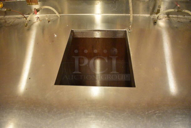 Stainless Steel Commercial Counter w/ Water Faucet, 2 Plate Returns and Under Shelves. BUYER MUST REMOVE. 106x30x40.5. (main dining room - POS Room) - Image 4 of 7