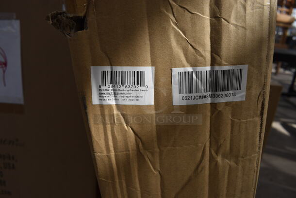 BRAND NEW IN BOX! Cape Craftsman 8MB062 Black Metal Bench. (greenhouse) - Image 4 of 5