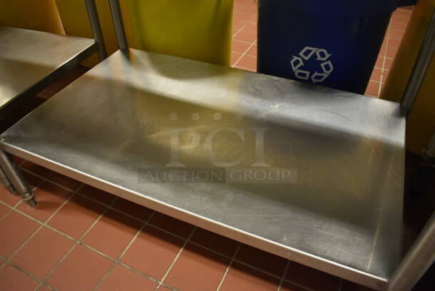 Stainless Steel Commercial Table w/ Metal Under Shelf. 48x30x34.5. (bakery kitchen) - Image 3 of 3