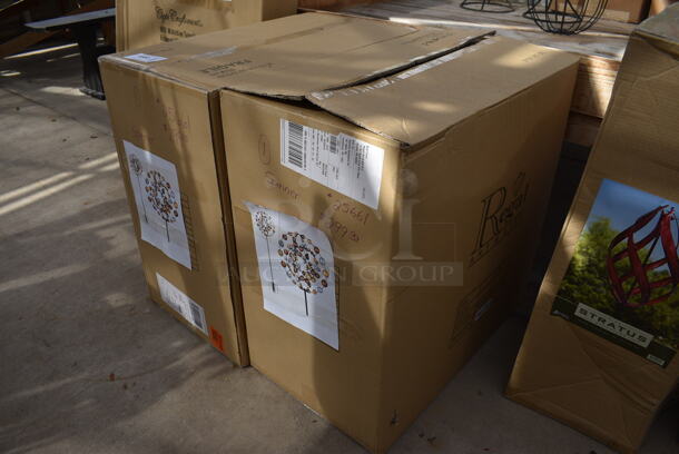 2 BRAND NEW IN BOX! Regal 12568 Metal Spinners. 2 Times Your Bid! (greenhouse) - Image 3 of 6