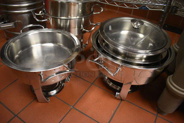 ALL ONE MONEY! Lot of 4 Chafing Dishes w/ 2 Lids. Includes 14.5x11.5x9. (kitchen) - Image 3 of 3