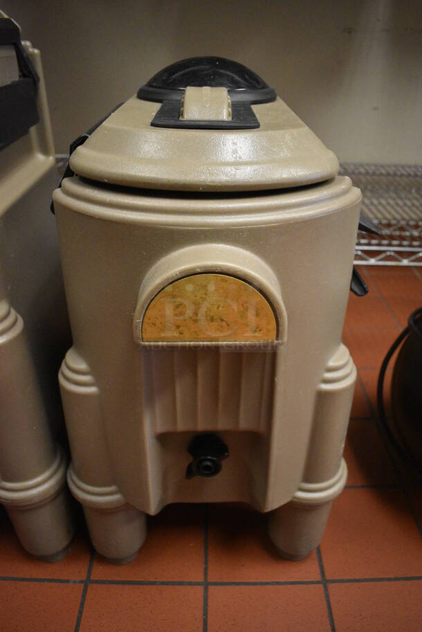 2 Cambro Brown Poly Insulated Beverage Holder Dispenser. Models CSR3 and cSR5. 12x14x25, 12x14x23. 2 Times Your Bid! (kitchen) - Image 3 of 7