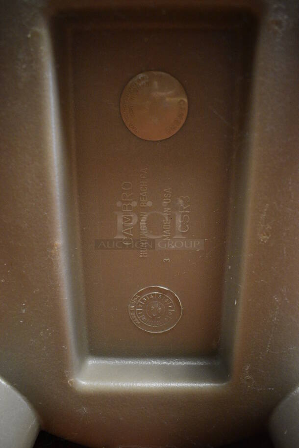2 Cambro Brown Poly Insulated Beverage Holder Dispenser. Models CSR3 and cSR5. 12x14x25, 12x14x23. 2 Times Your Bid! (kitchen) - Image 6 of 7