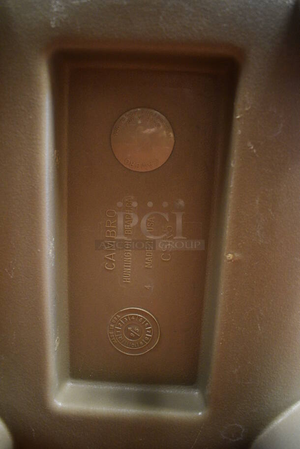2 Cambro Brown Poly Insulated Beverage Holder Dispenser. Models CSR3 and cSR5. 12x14x25, 12x14x23. 2 Times Your Bid! (kitchen) - Image 7 of 7