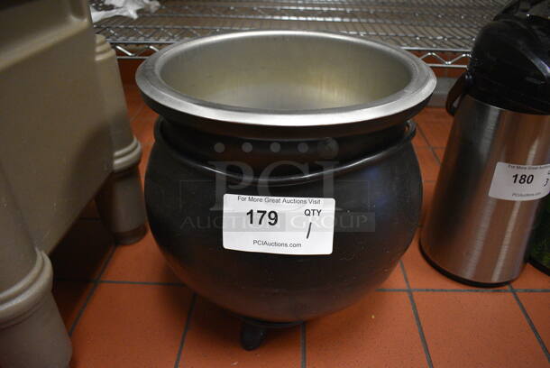 American Permanent Ware Model WK-1V Metal Commercial Soup Kettle Food Warmer. 120 Volts, 1 Phase. 13x13x13. Unit Was In Working Condition When Restaurant Closed. (kitchen) - Image 1 of 4