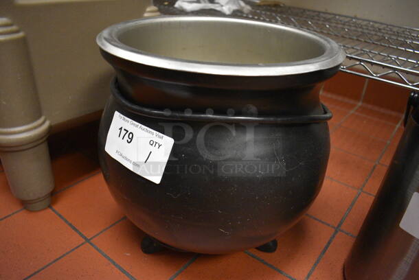 American Permanent Ware Model WK-1V Metal Commercial Soup Kettle Food Warmer. 120 Volts, 1 Phase. 13x13x13. Unit Was In Working Condition When Restaurant Closed. (kitchen) - Image 3 of 4