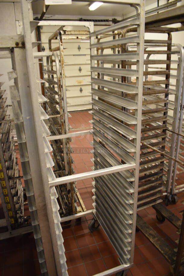 Metal Commercial Pan Transport Rack on Commercial Casters. 20.5x26x69.5. (bakery kitchen) - Image 3 of 4