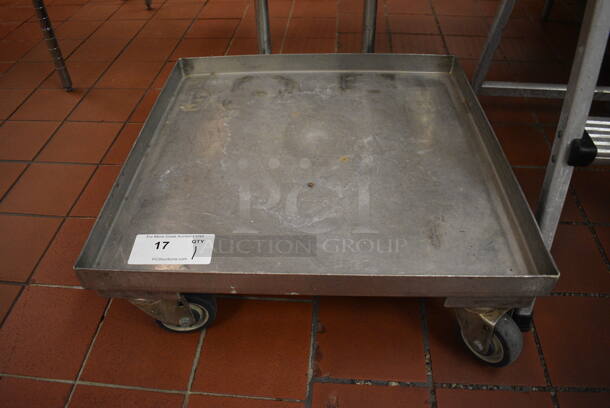 Metal Commercial Dolly w/ Push Handle on Commercial Casters. 21x23x33. (kitchen) - Image 3 of 3