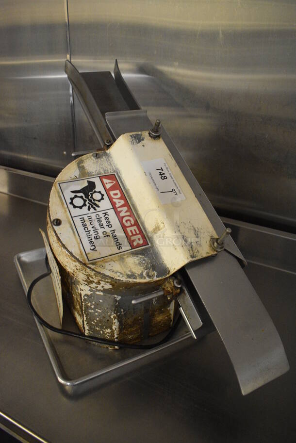 Metal Commercial Countertop Bagel Slicer. 115 Volts, 1 Phase. 12x33x20. Unit Was In Working Condition When Restaurant Closed. (bakery kitchen) - Image 1 of 6