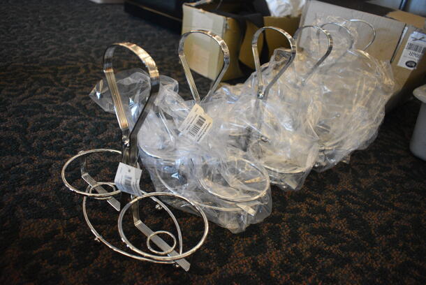 ALL ONE MONEY! Lot of 6 BRAND NEW! Tablecraft Metal Countertop Holders! 8x4x8.5. (ballroom) - Image 2 of 4