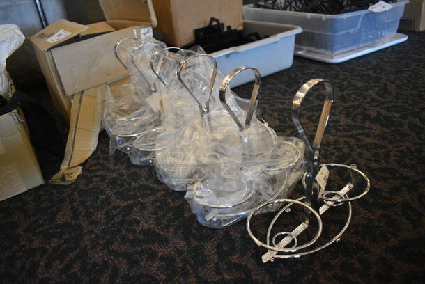 ALL ONE MONEY! Lot of 6 BRAND NEW! Tablecraft Metal Countertop Holders! 8x4x8.5. (ballroom) - Image 3 of 4