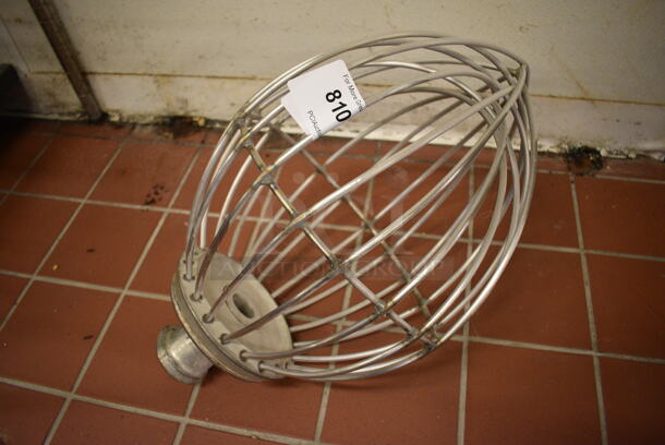 Hobart VMLH80 Metal Commercial Whisk Attachment for Mixer. 13x13x19.5. (bakery kitchen)